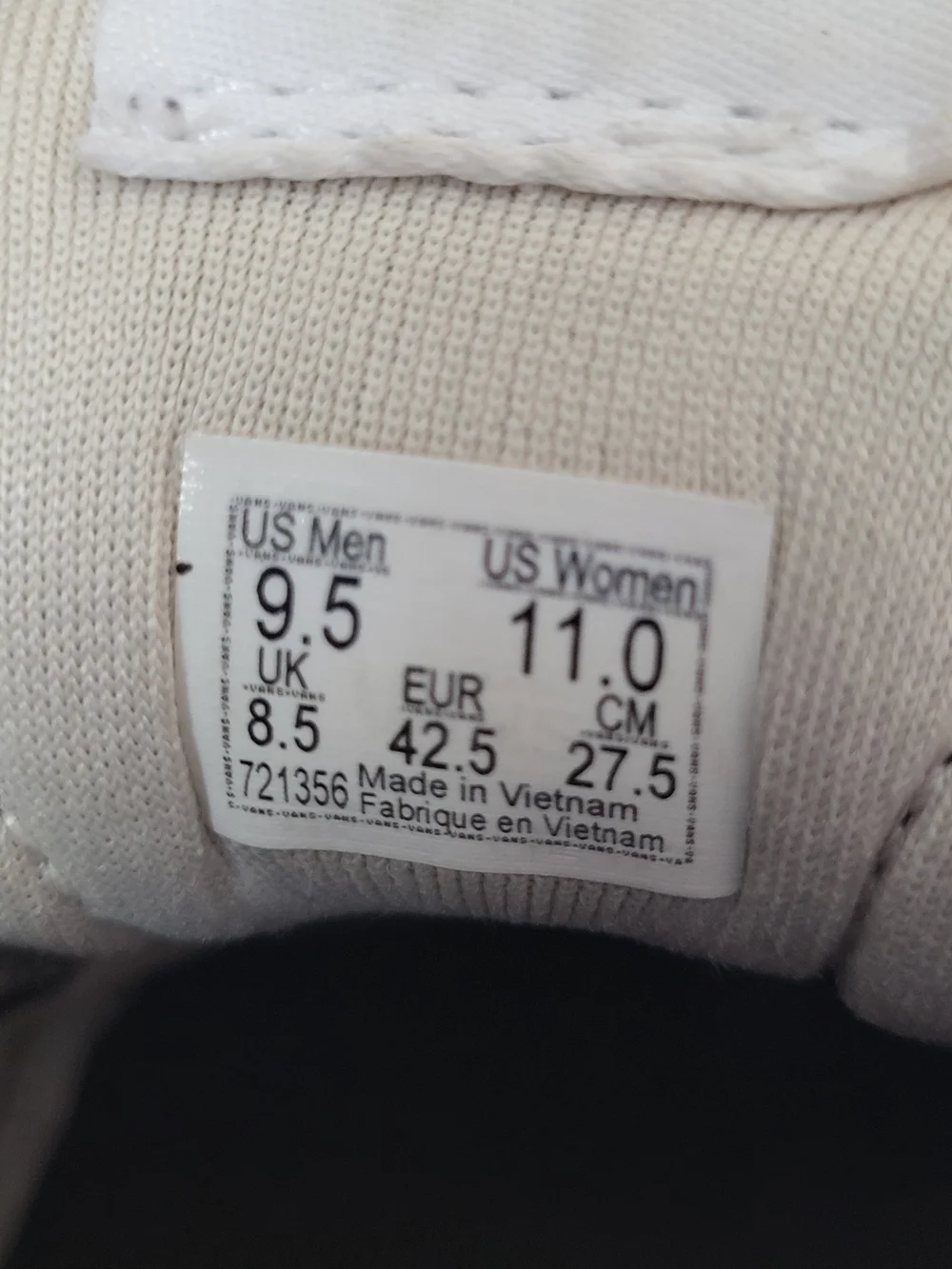 Vans UltraRange Men’s Sneakers in Beige and Gray 9.5